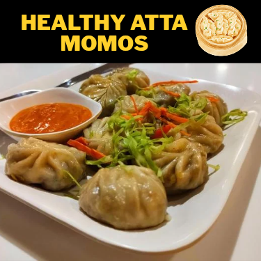 Healthy atta momos