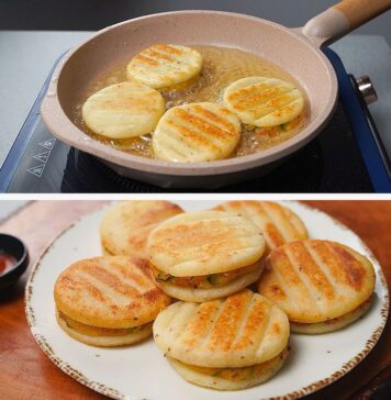 Tasty & Healthy Suji Grill Burger Recipe In 3 Easy Steps | Easy Indian Snack Suji Grill Burger